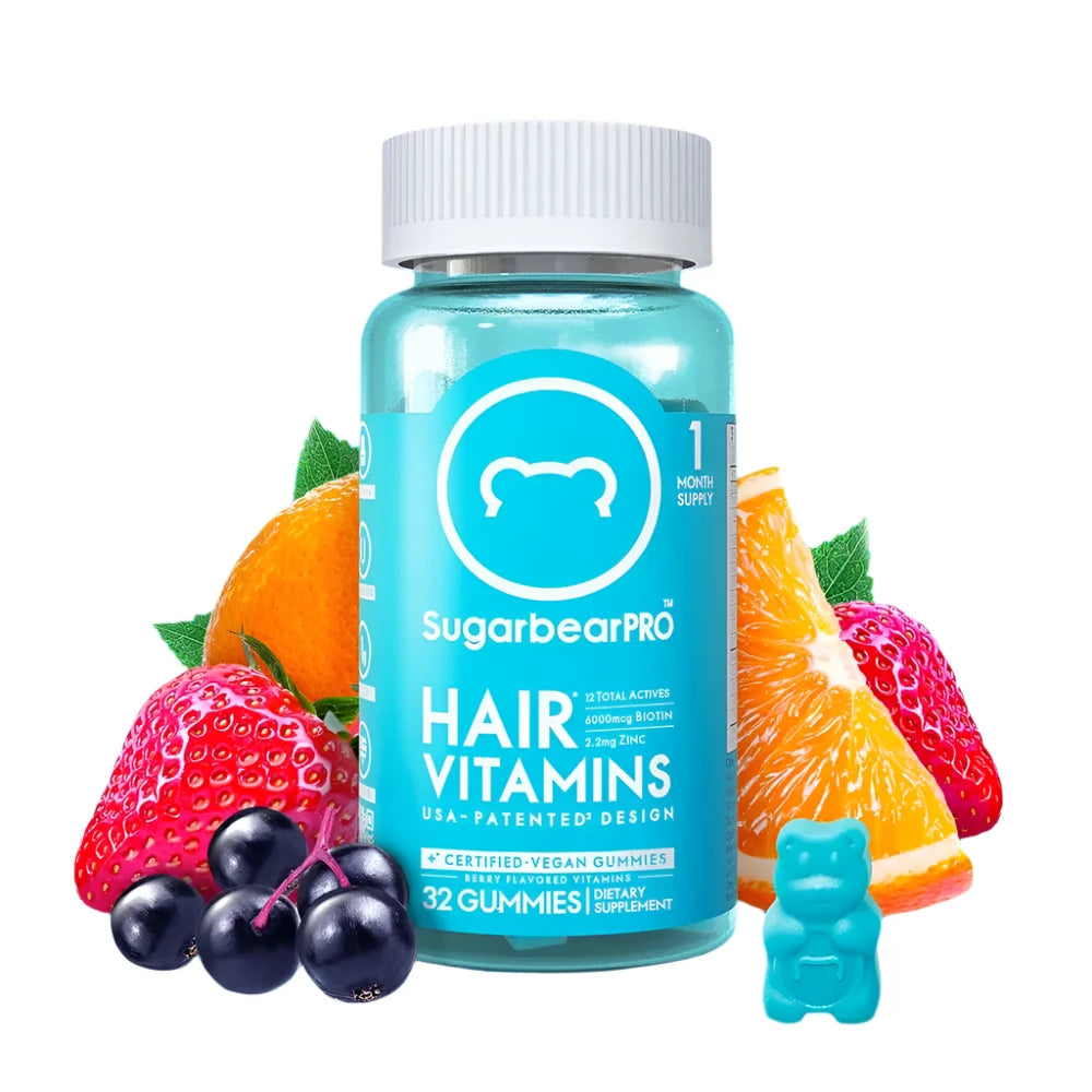 Shop SugarBearPRO Hair Vitamin Halal Gummiesfor longer hair available at Heygirl.pk for delivery in Pakistan