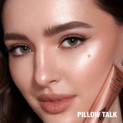 image showing Pakistani girl after using Charlotte Tilbury Pillow Talk Highlighter and Blush for her available at Heygirl.pk for delivery in Pakistan. 