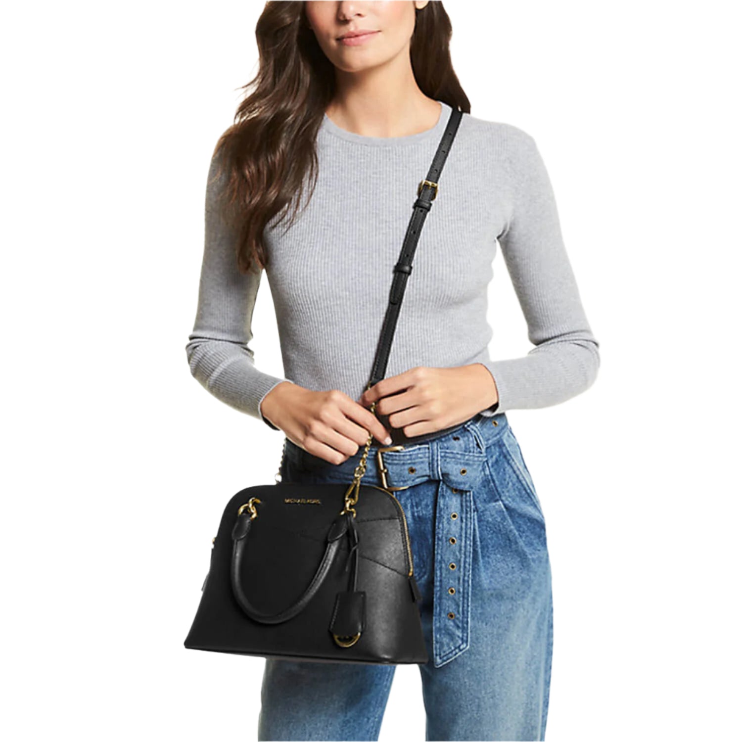 Shop Michael Kors Satchel Handbag for her in black color available at Heygirl.pk for delivery in Pakistan.