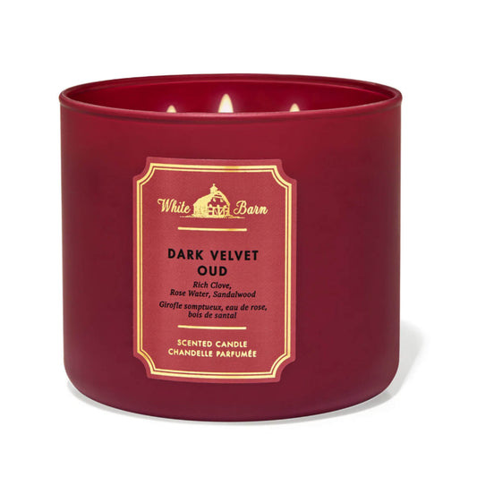 Shop 100% original Bath and Body Works' best-selling candle in dark velvet oud fragrance available at Heygirl.pk for delivery in Pakistan.