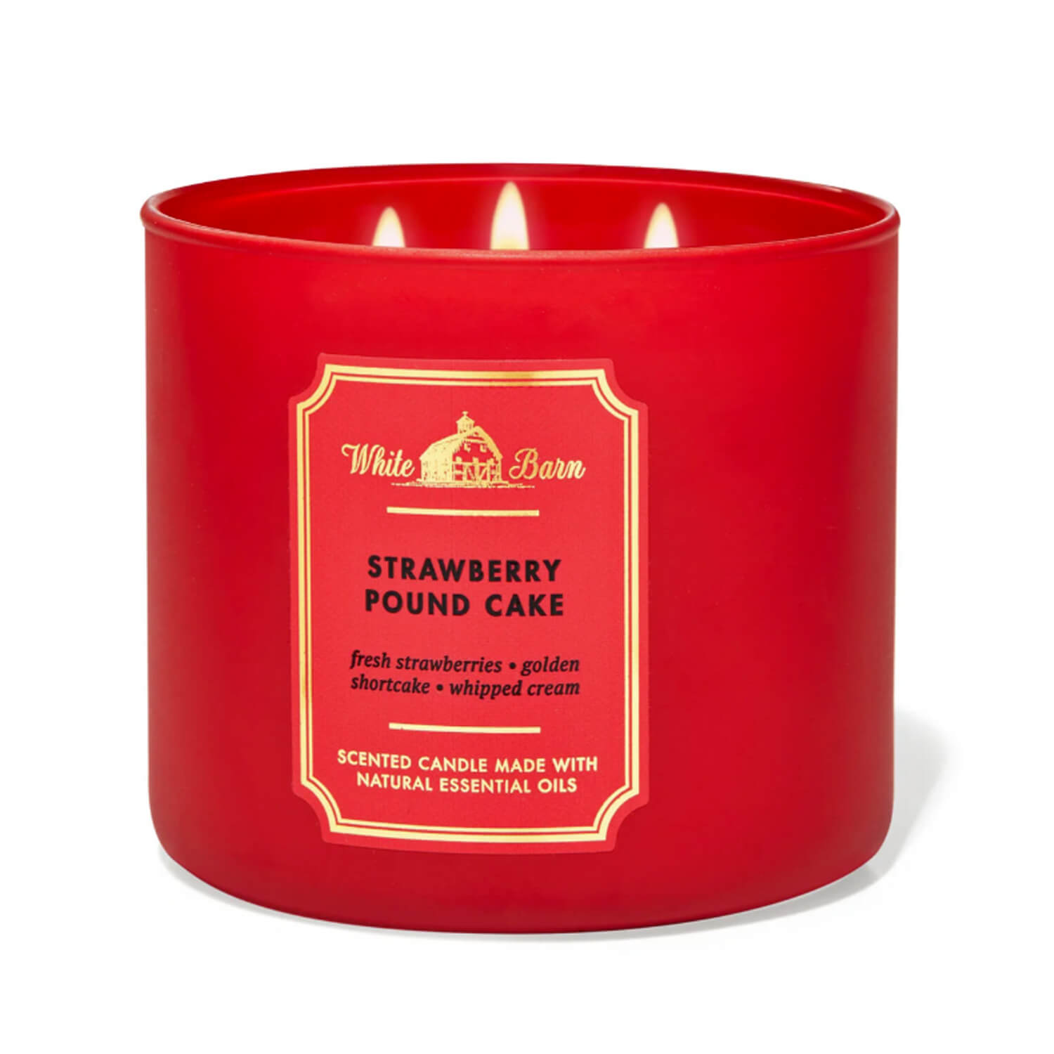 Shop 100% original Bath and Body Works' best-selling candle in Strawberry pound cake fragrance available at Heygirl.pk for delivery in Pakistan.