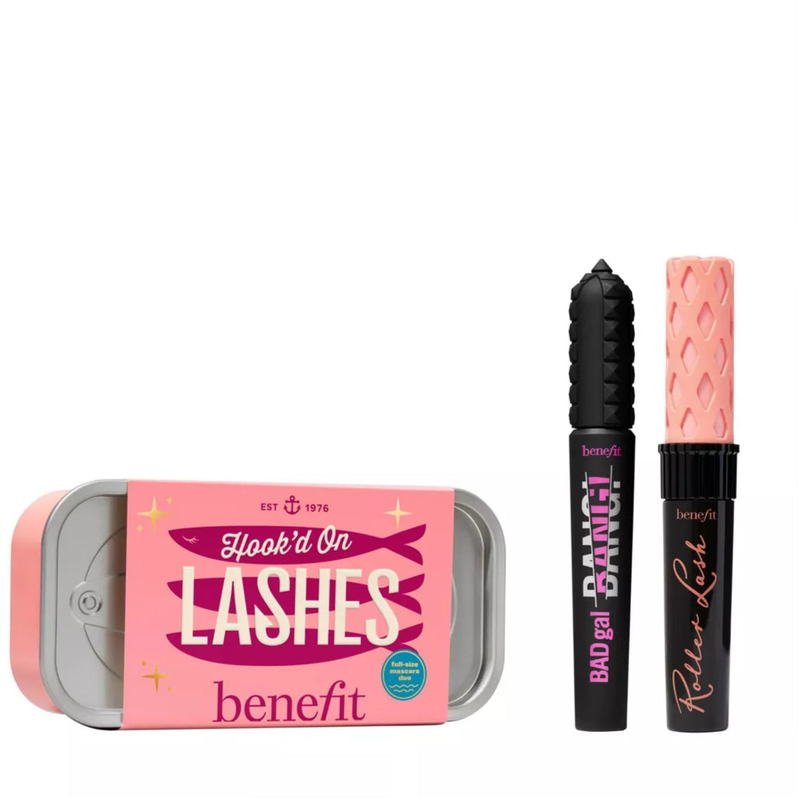 shop Benefit Badgal mascara and Roller lash mascara gift set for her available at Heygirl.pk for delivery in Pakistan.