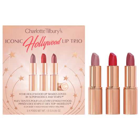 Charlotte Iconic Hollywood Lipstick Trio Set