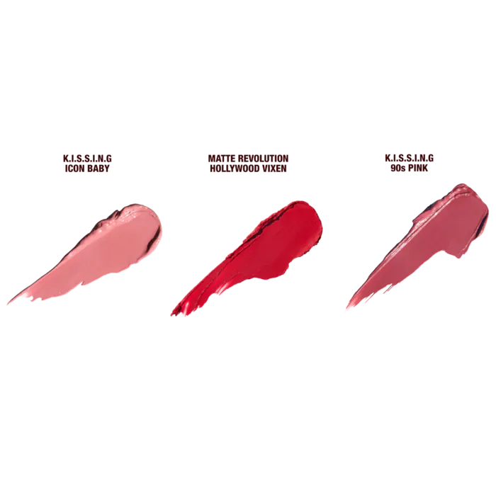 Charlotte Iconic Hollywood Lipstick Trio Set