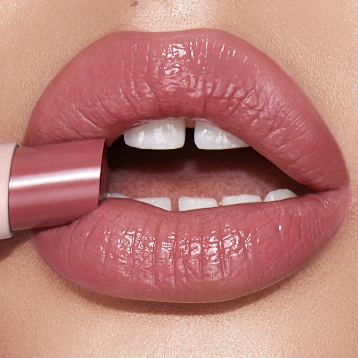 swatch image of Charlotte Tilbury Pillow Talk Lipstick Balm for her available at Heygirl.pk for delivery in Pakistan.