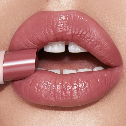 swatch image of Charlotte Tilbury Pillow Talk Lipstick Balm for her available at Heygirl.pk for delivery in Pakistan.