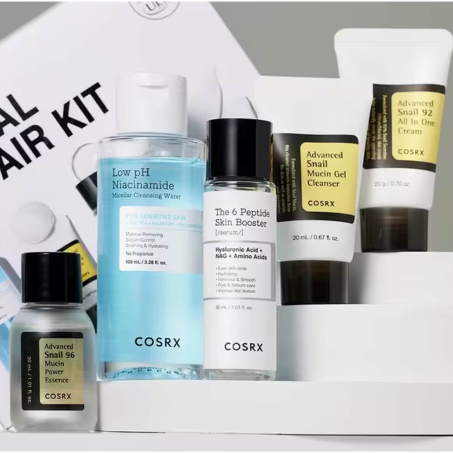 Shop COSRX viral skincare kit for her available at Heygirl.pk for delivery in Pakistan