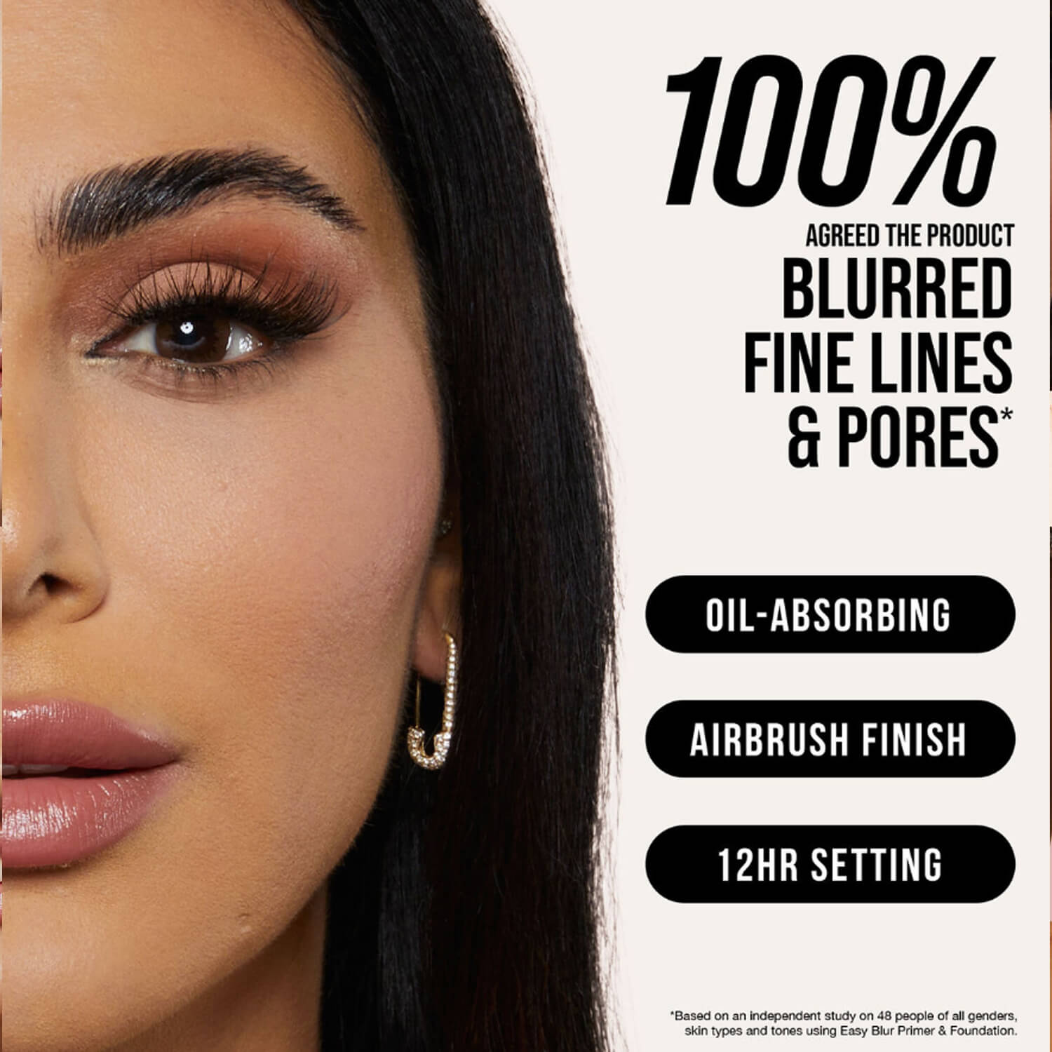 image showing benefits of using huda beauty easy bake setting powder available at Heygirl.pk for delivery in Pakistan