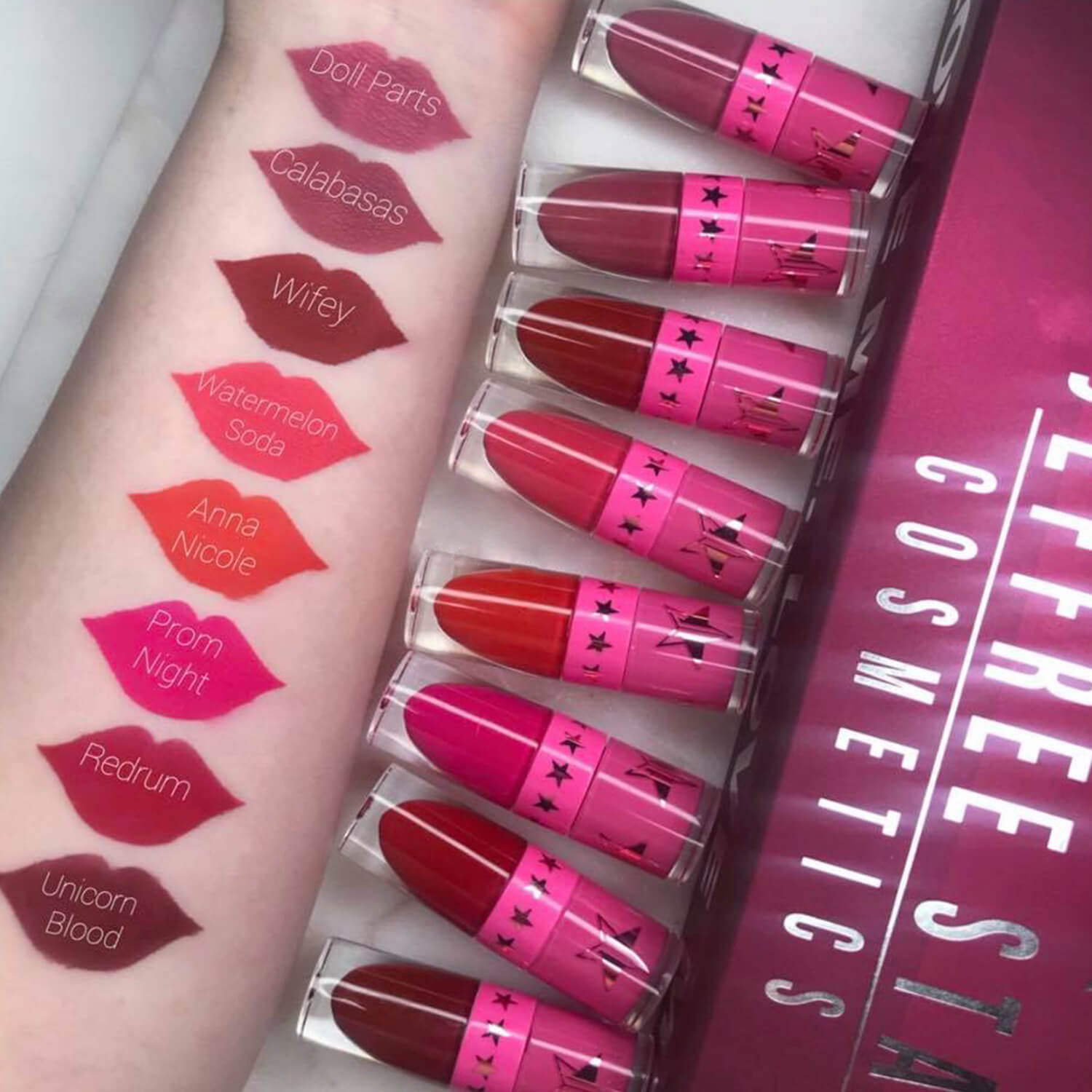 Jeffree star online liquid lipstick bundle