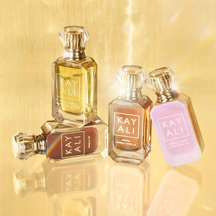 Shop Huda Beauty Kayali travel size perfume gift set for her available at Heygirl.pk for delivery in Pakistan.