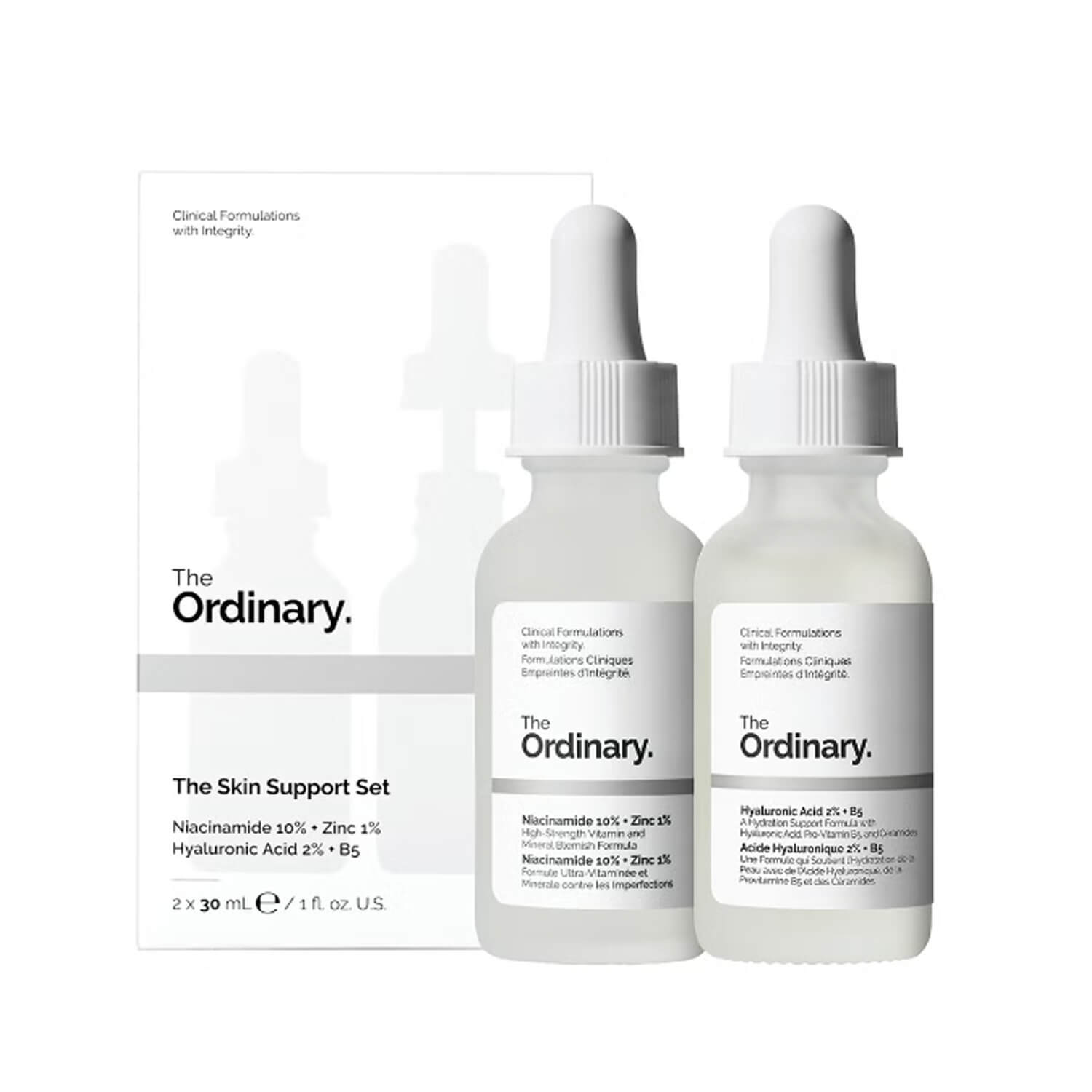 Shop The Ordinary Niacinamide and Ordinary Hyaluronic acid set for skin blemishes, scars, fine lines and wrinkles available at Heygirl.pk in Pakistan