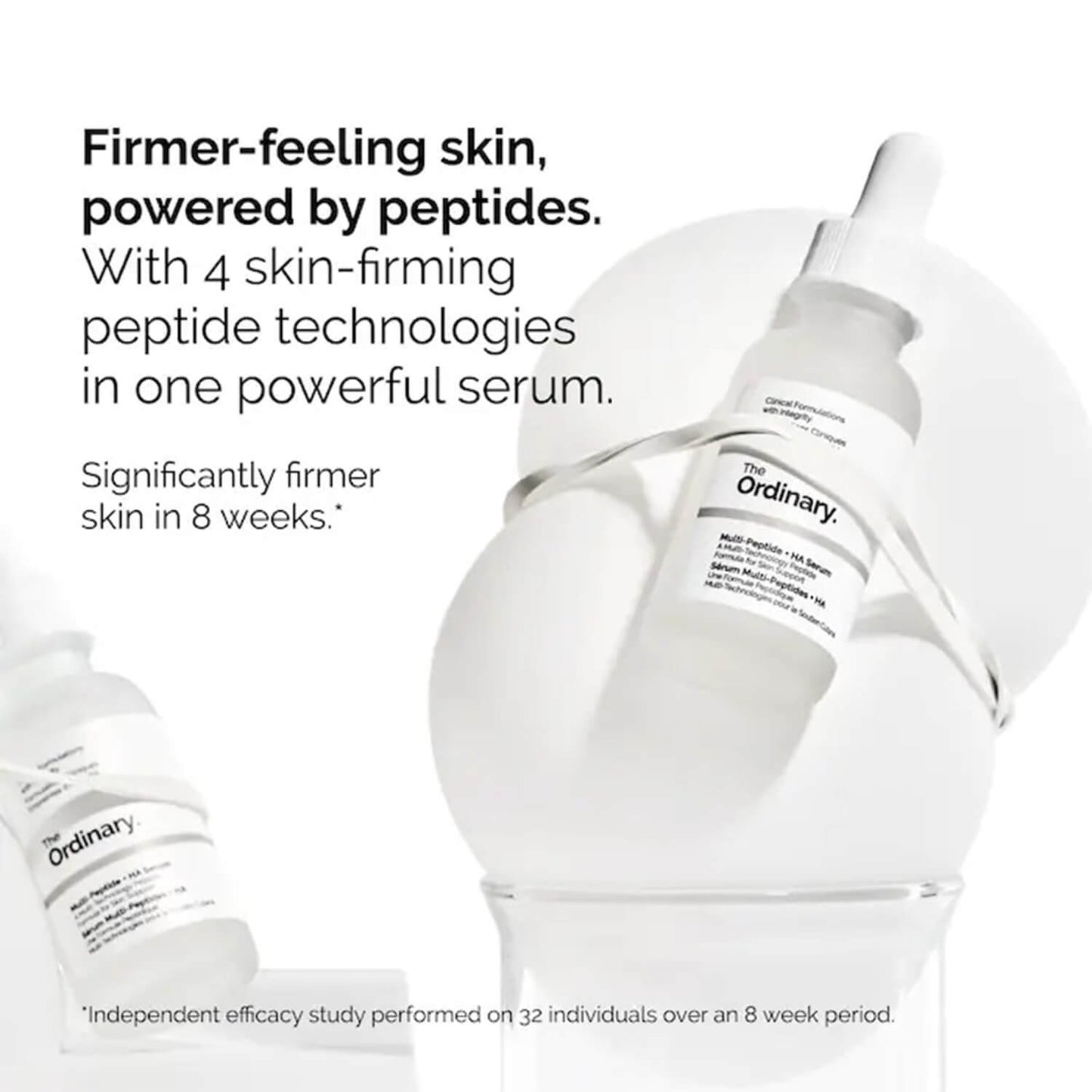 image showing benefits of using The Ordinary Multi Peptide Anti Aging Serum for fine lines and wrinkles available at Heygirl.pk for delivery in Pakistan