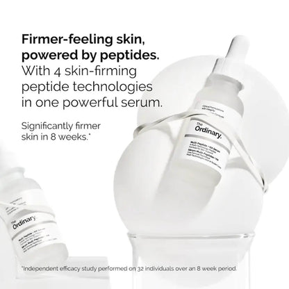 image showing benefits of using The Ordinary Multi Peptide Anti Aging Serum for fine lines and wrinkles available at Heygirl.pk for delivery in Pakistan