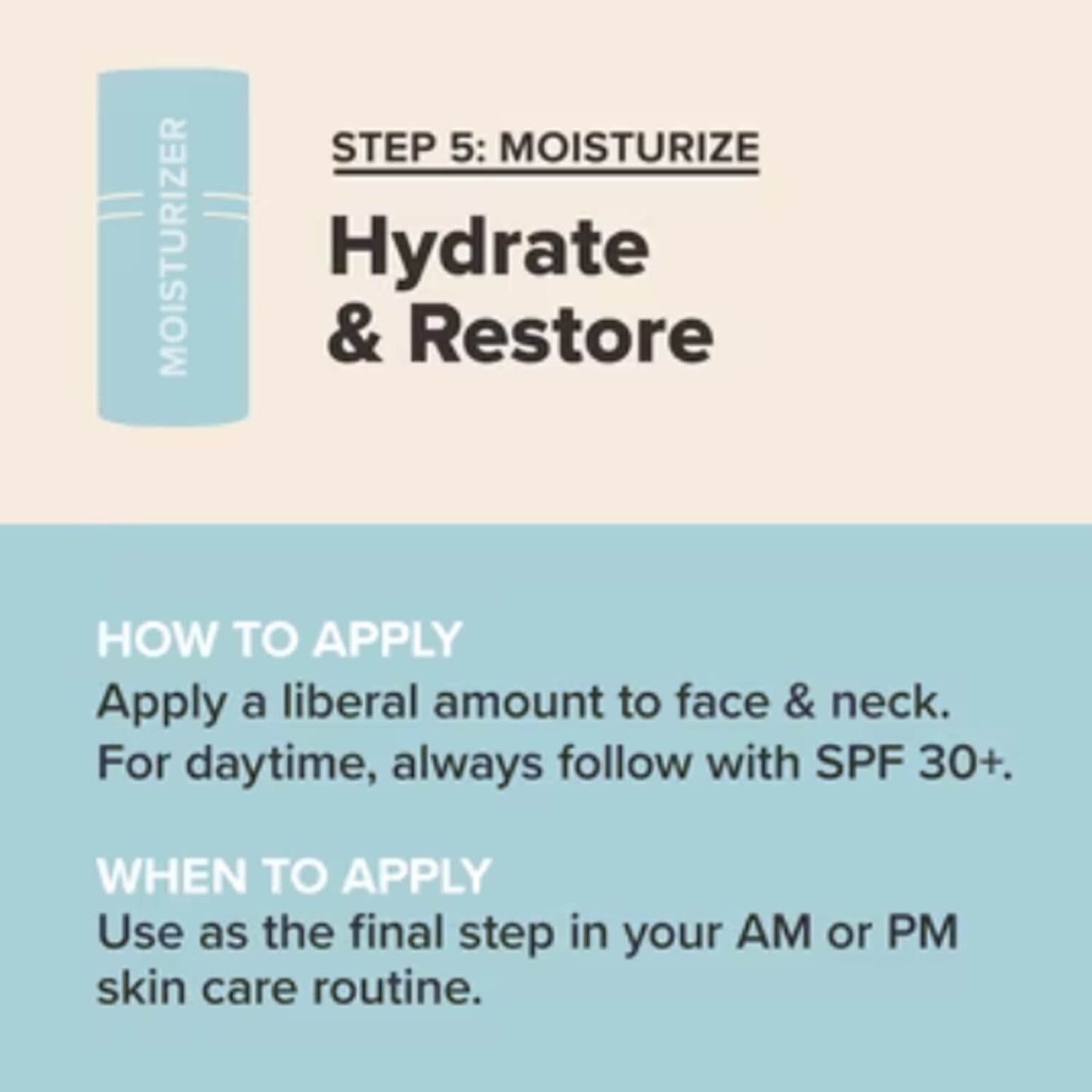 image showing how to use Paula's Choice 2% advanced repairing moisturizer that strengthens, smooths and  improves skin’s delicate barrier in 30 minutes in Pakistan