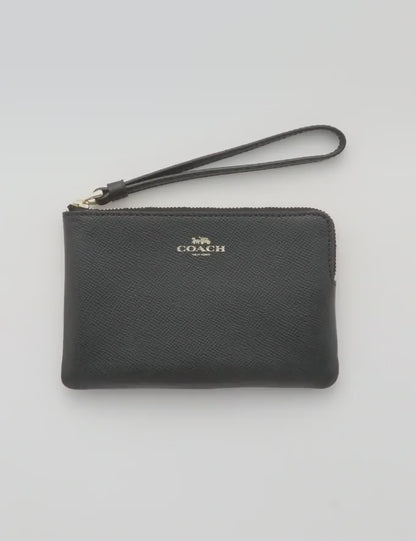 Coach Corner Zip Wristlet