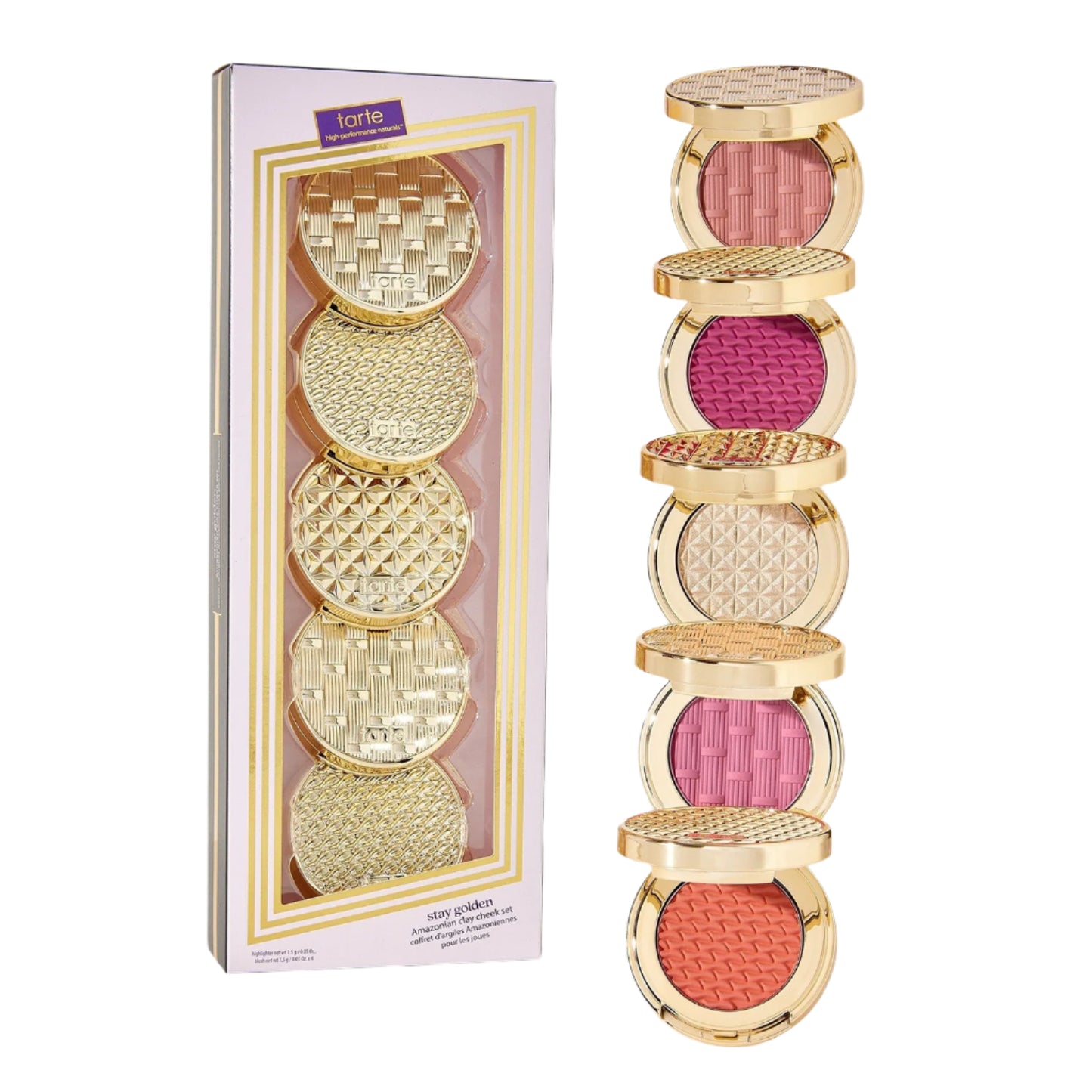 Shop Tarte Stay Golden Amazonian Clay Blush and Cheek Gift Set for her available at Heygirl.pk for delivery in Pakistan.