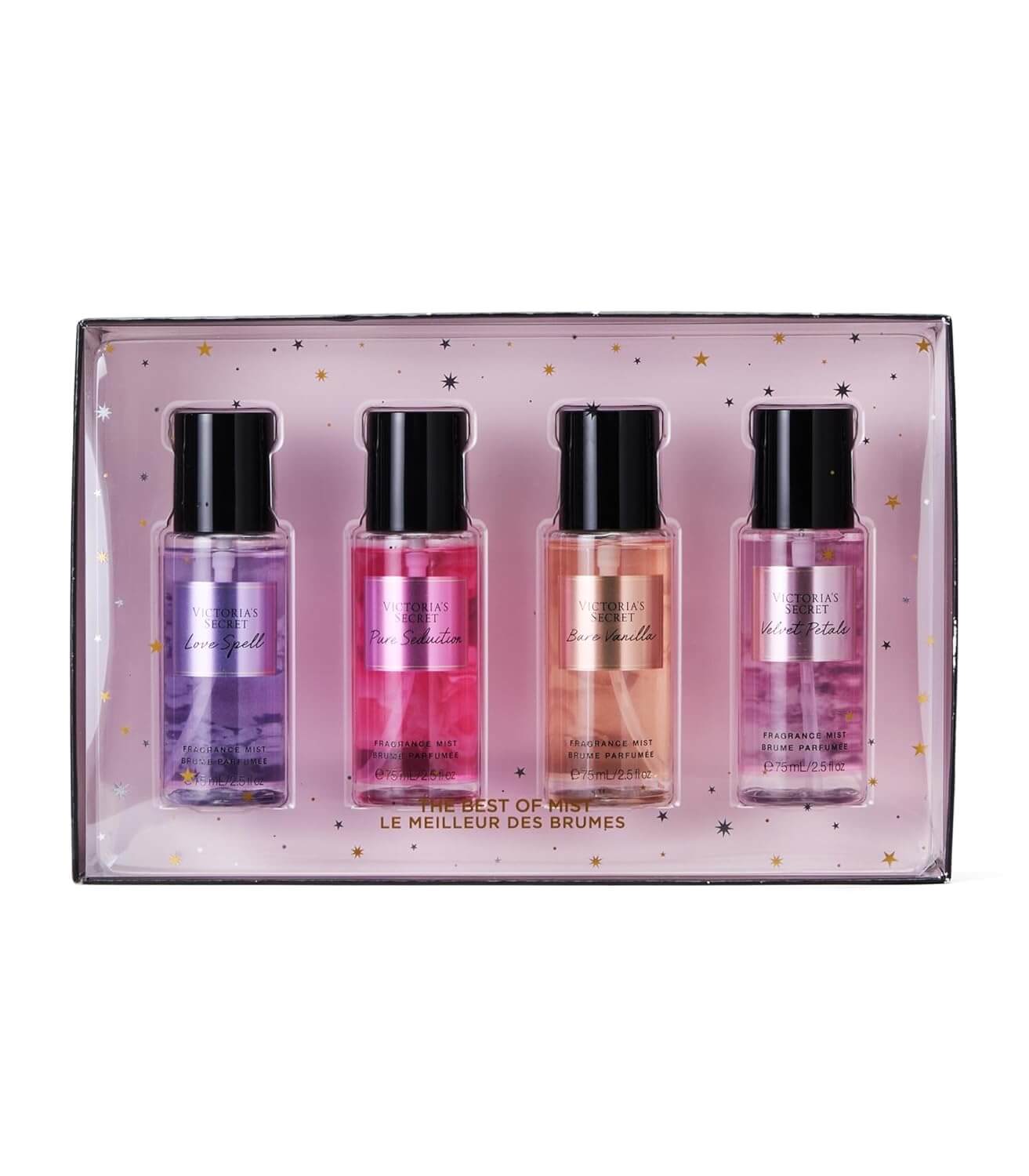 Shop Victoria Secret best-selling mists in Pure Seduction, Velvet Petals, Love Spell and Bare Vanilla fragrances available at Heygirl.pk for delivery in Pakistan